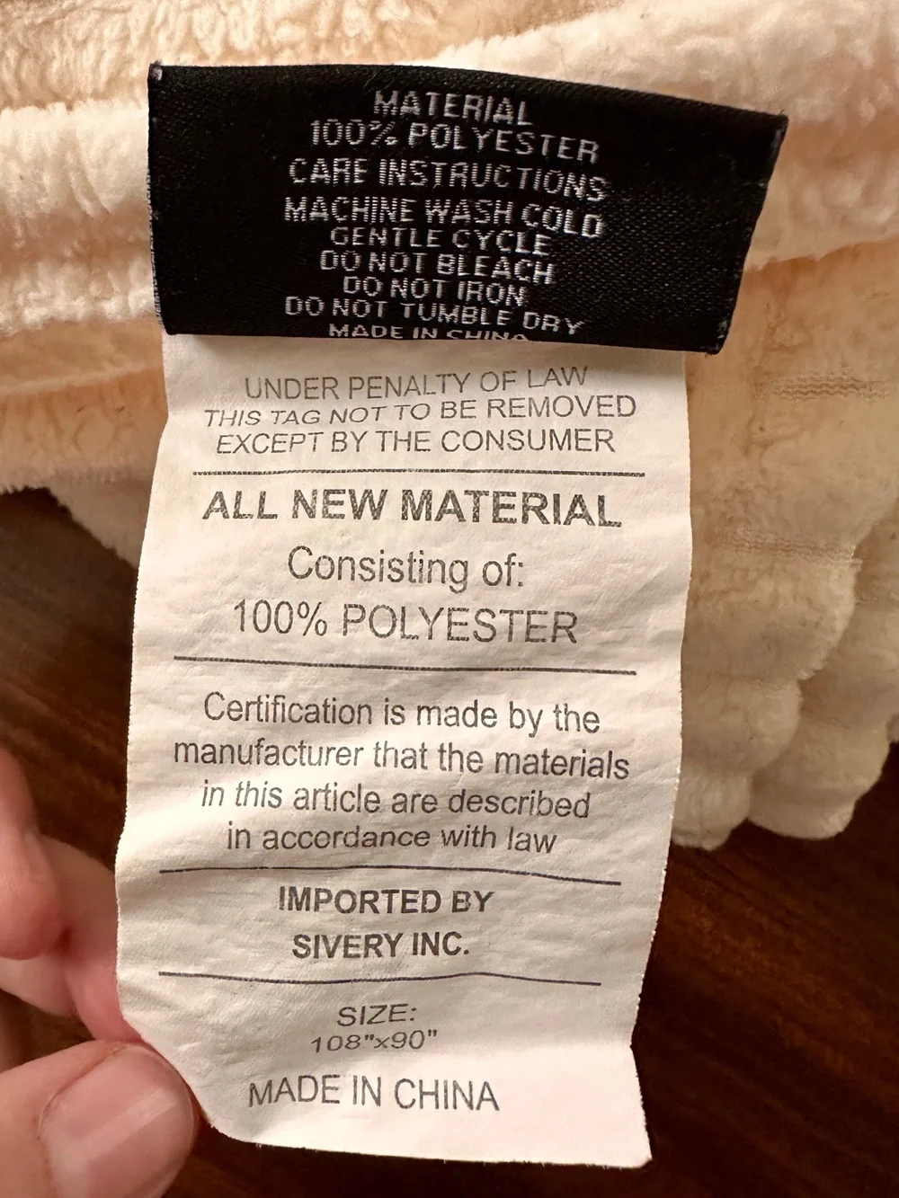 Beautiful King-Size Super Soft Cozy Blanket (Light Beige/Cream)